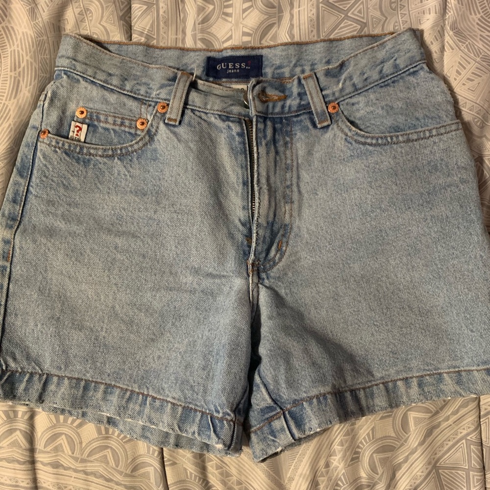 Guess vintage high waisted jean shorts